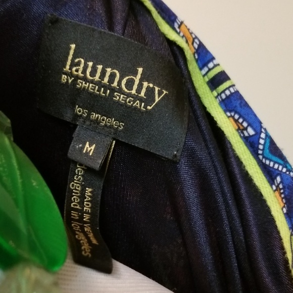 ⬇️Laundry by Shelli Segal Floral Scarf Print Dress - Picture 4 of 5